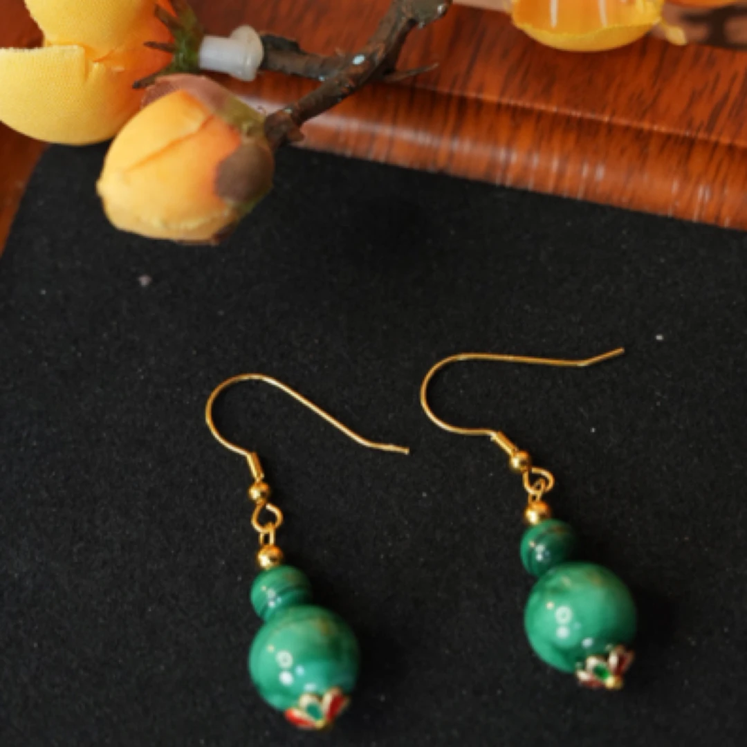 古玺【雀绿】耳耳手作精美