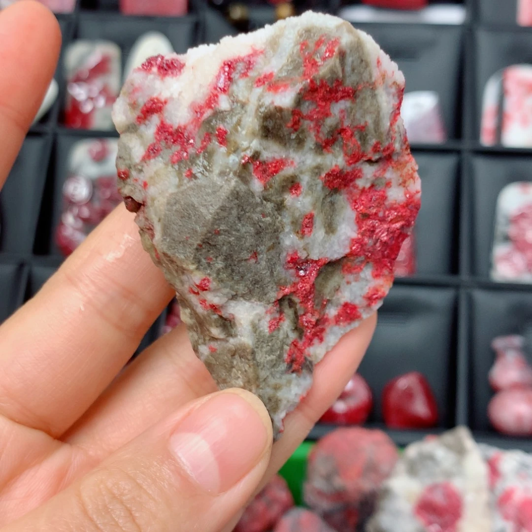 天然辰砂天然毛石