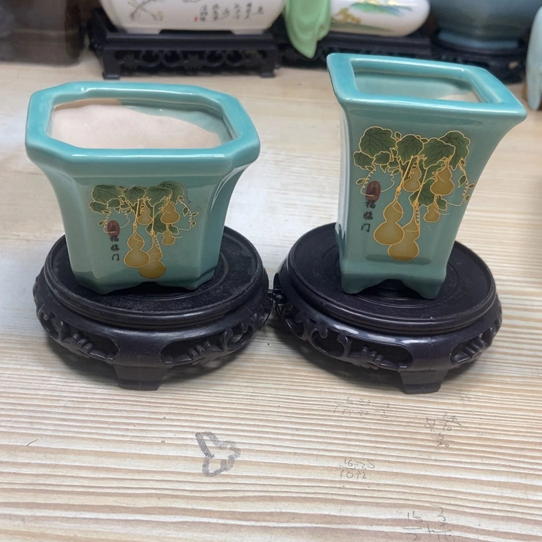 瓷片陶瓷花盆陶瓷艺术