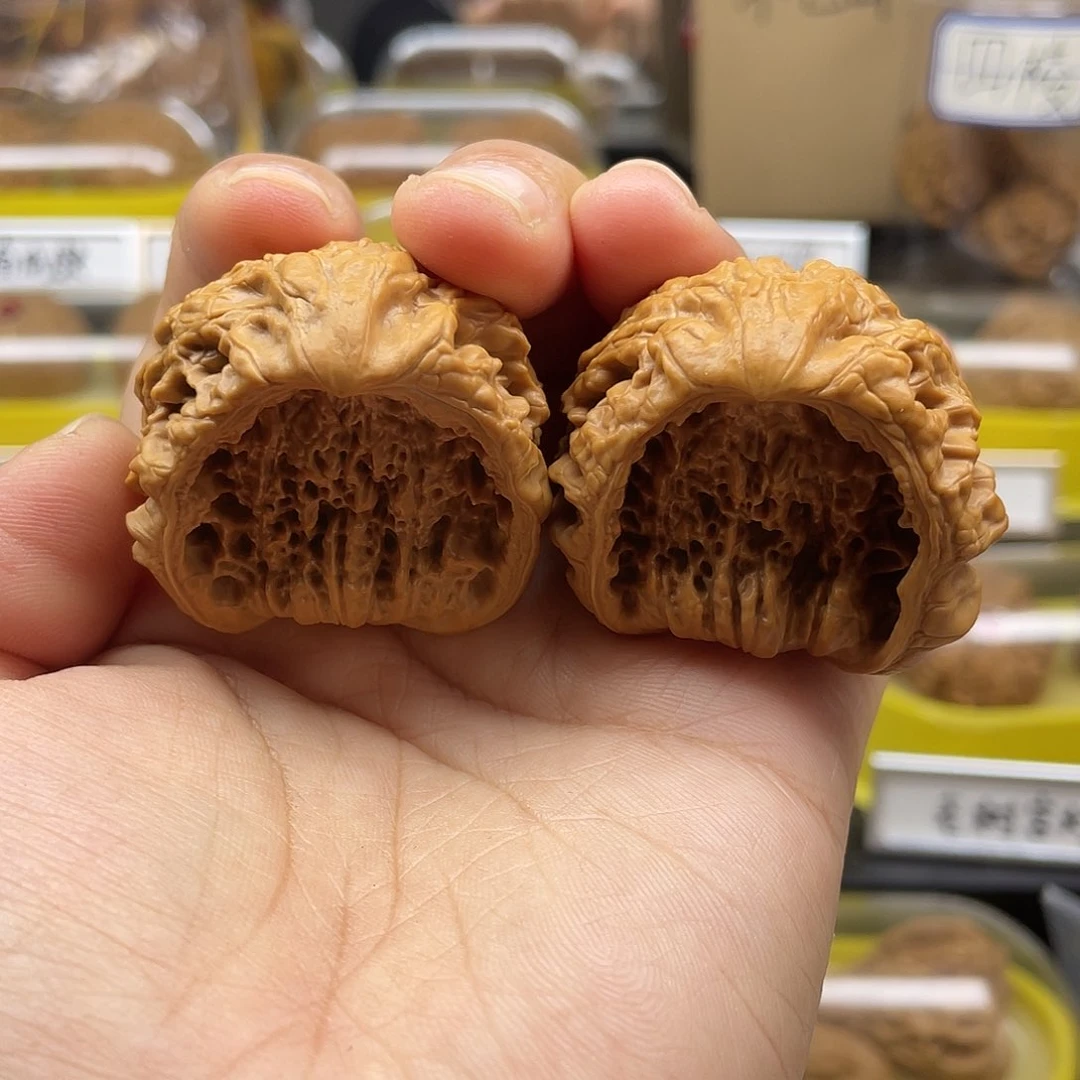 文玩核桃把件聚宝盆37