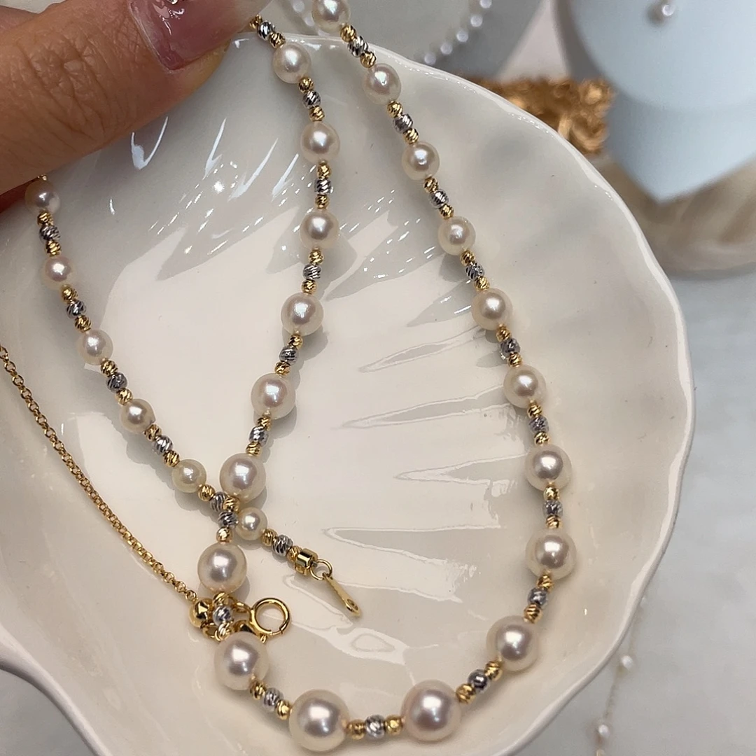 银S925镶嵌海水珍珠颈饰