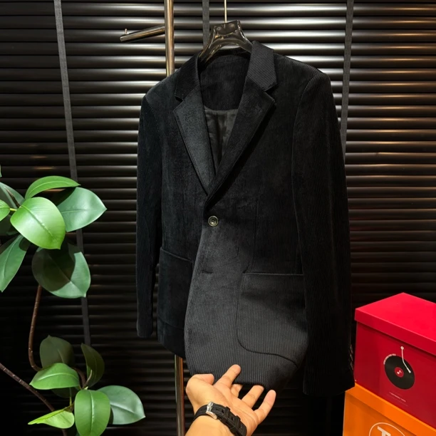 【清澈男装轻奢出品】JK2876/QINGCHE2025/高端欧货条绒西服