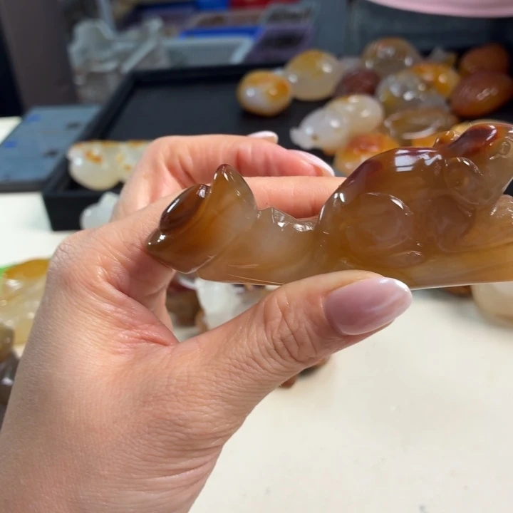 玛瑙/玉髓吊坠(不含链)未镶嵌