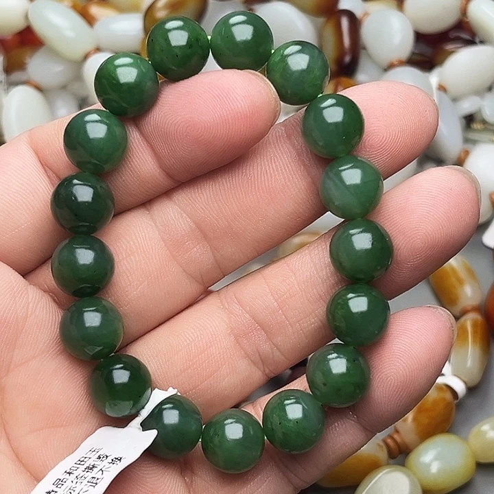 和田玉未镶嵌手链