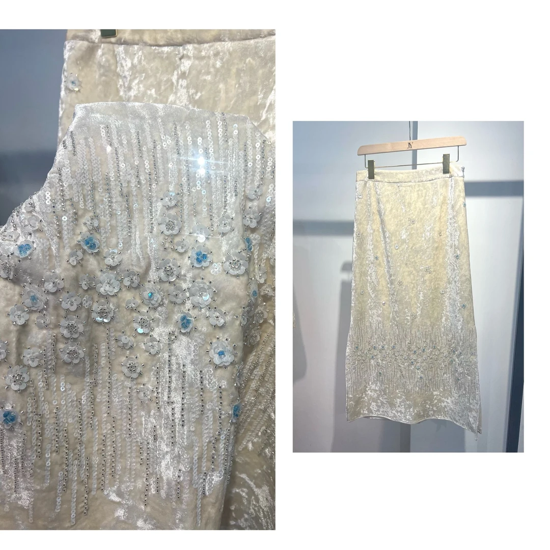 JY2024新款纯色秋冬纯色休闲舒适百搭半裙JY24583