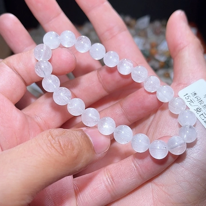 水晶手链未镶嵌361号主图手串  8+