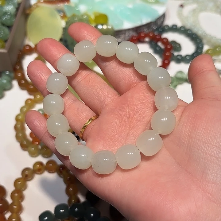 蛇纹石玉未镶嵌手串