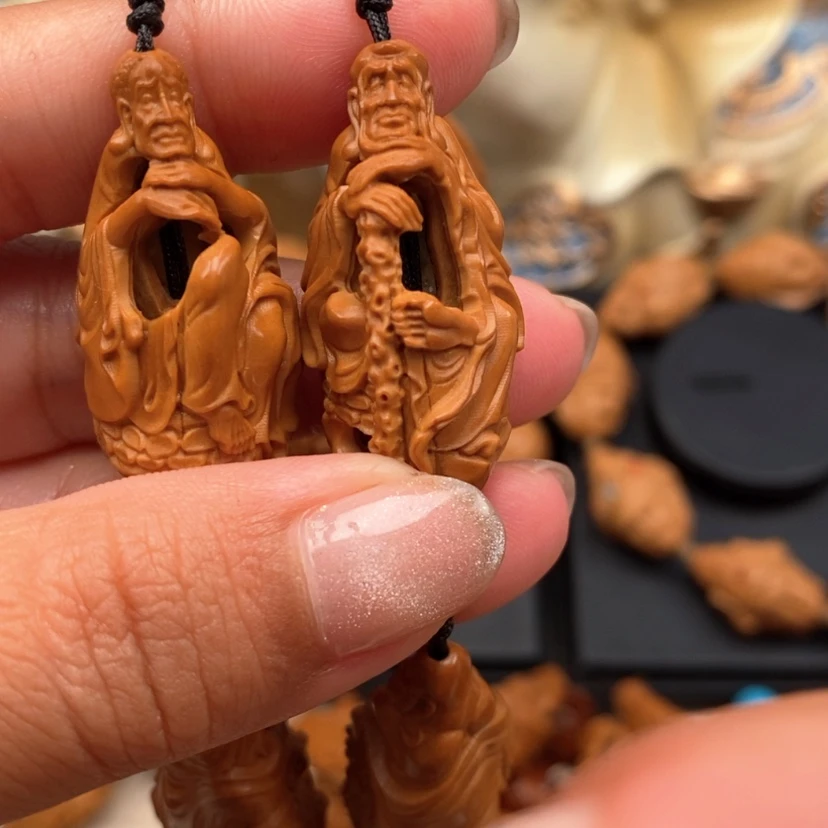 【闪购商品】橄榄核吊坠橄榄手工雕刻工艺
