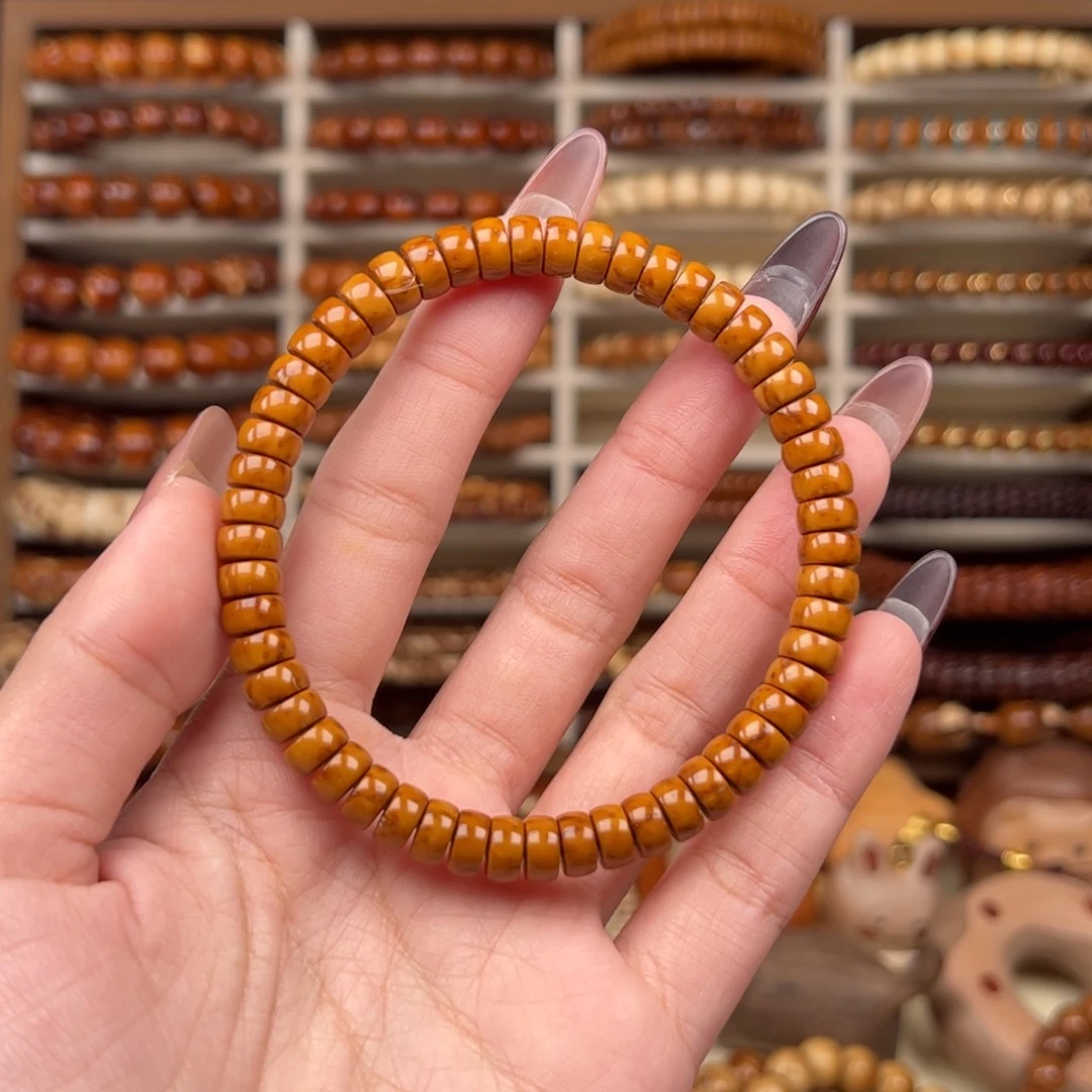 缘***往紫金鼠手串黄药片7纯肉单圈