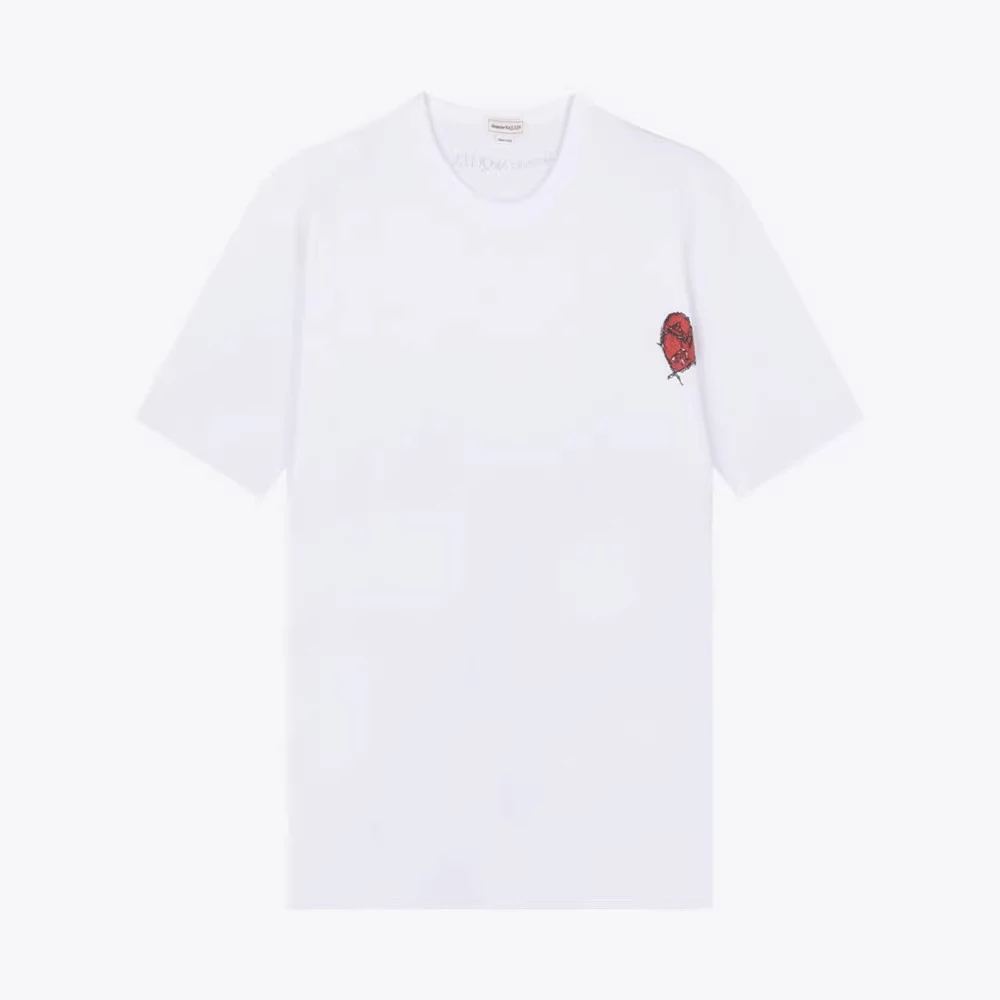 ALEXANDER MCQUEEN麦昆印花男休闲体恤衫短袖T恤711070QTZ420900