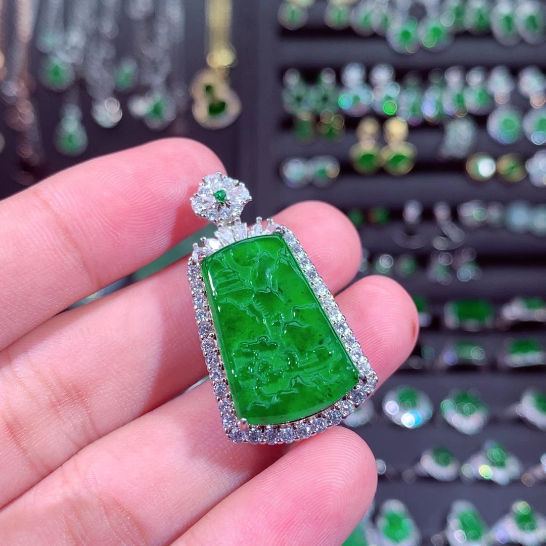 翡翠吊坠(不含链)未镶嵌