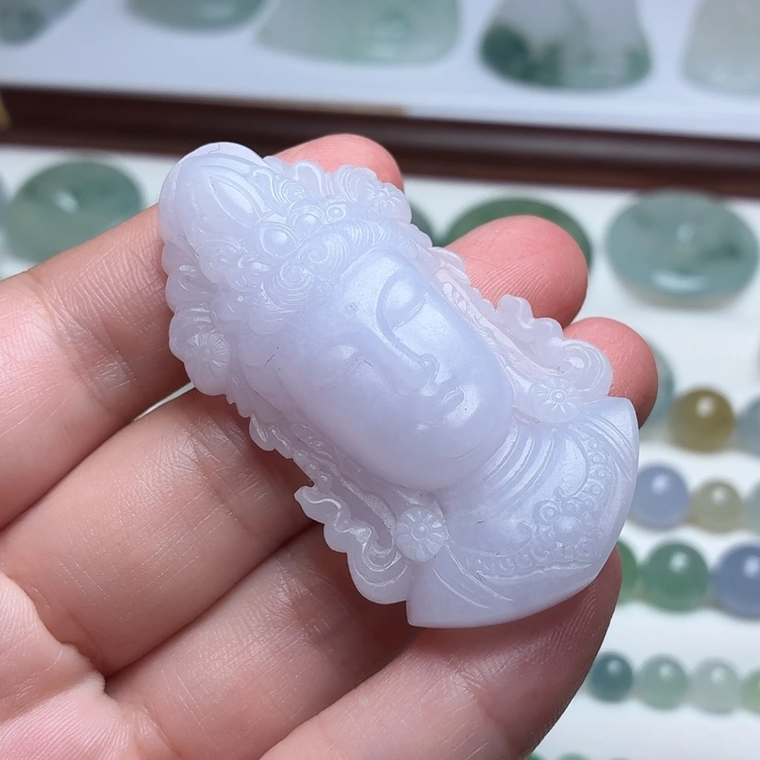 翡翠未镶嵌颈饰缅甸天然A货翡翠