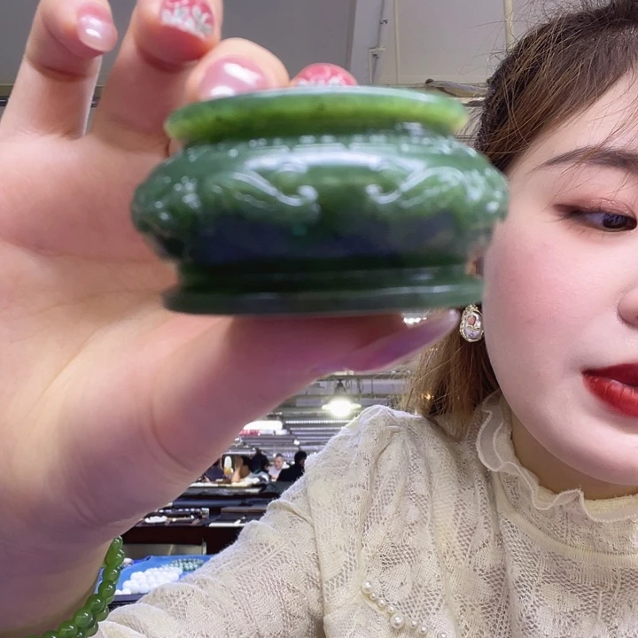 和田玉（碧玉）未镶嵌摆件