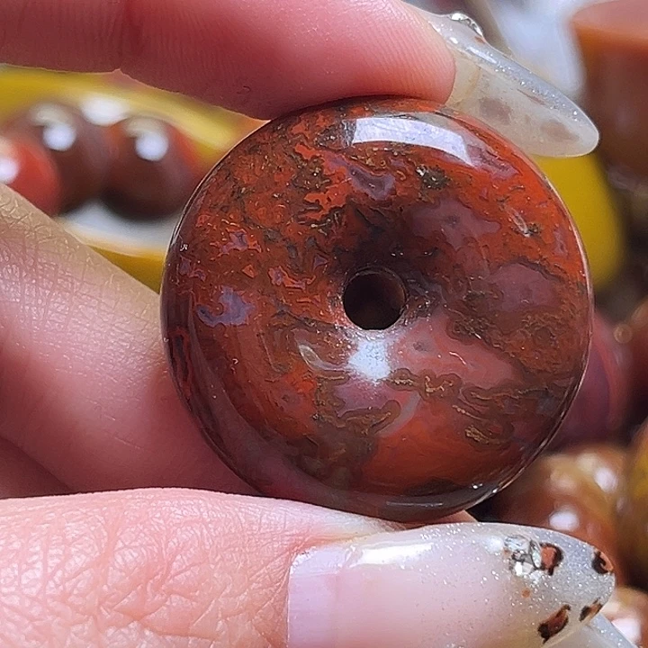 玛瑙/玉髓未镶嵌吊坠