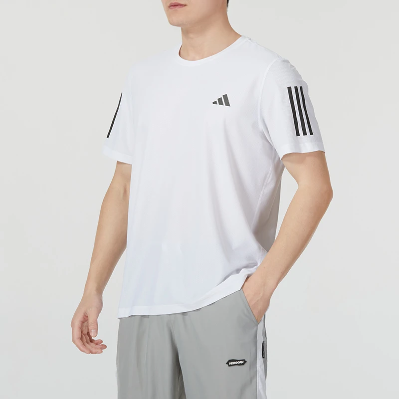 Adidas阿迪达斯快干短袖男2025夏季新款运动服休闲半袖T恤IK7436