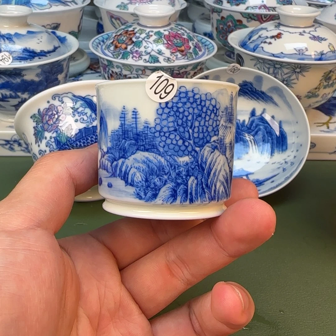 彦祖纯手工手绘茶具109