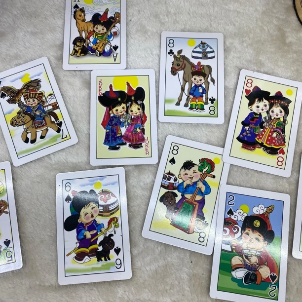 蒙古元素可爱扑克两盒