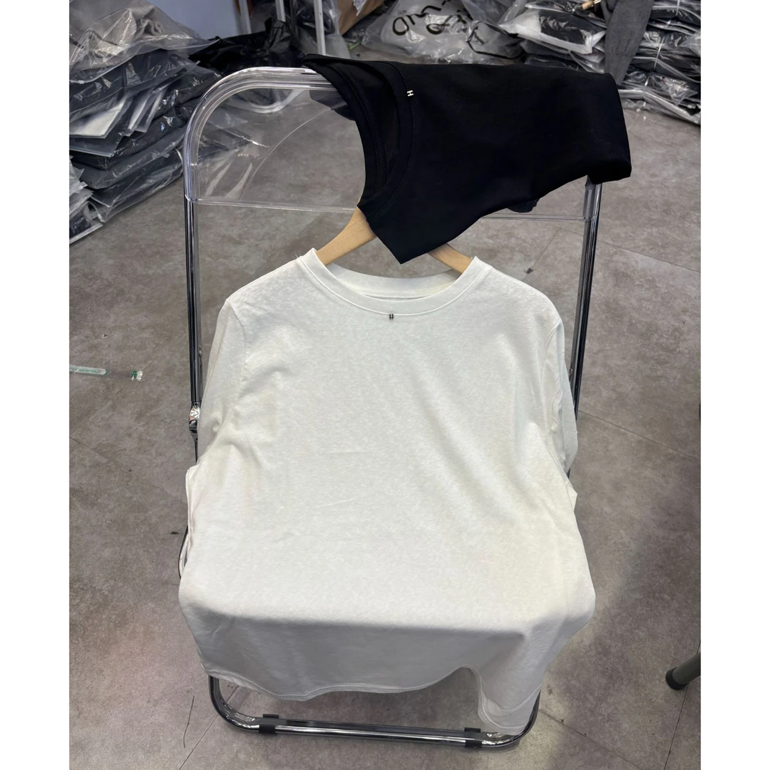 简约软糯纯色圆领面膜T恤衫女韩系内搭上衣时尚休闲百搭