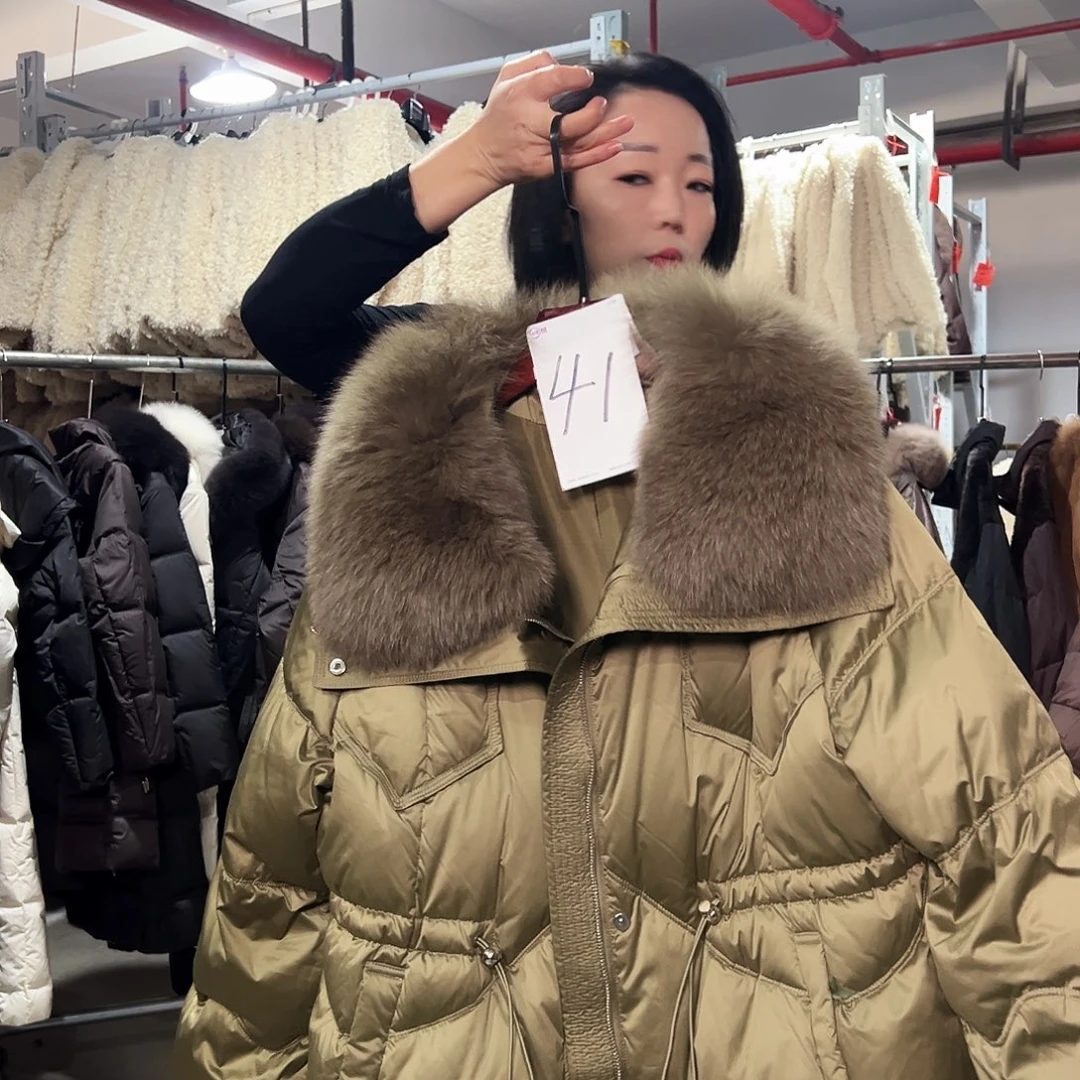 时尚狐狸毛外套41