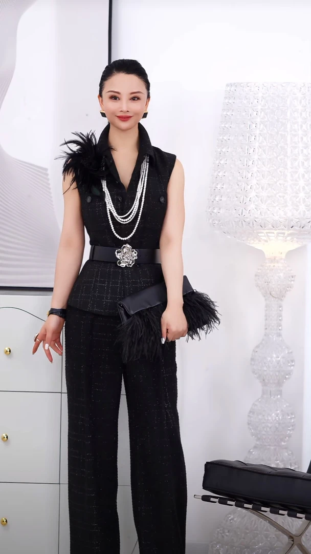 【RZ】简约高级感无袖马甲套装