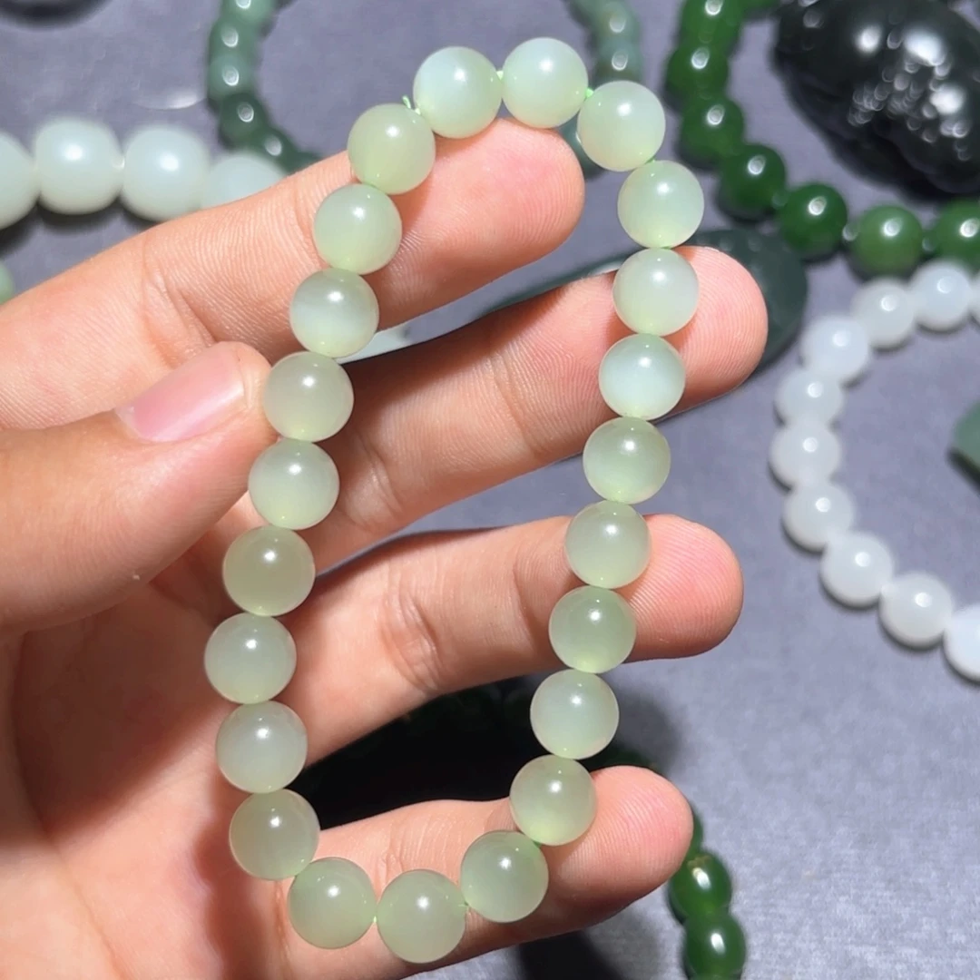 轮***眶手链未镶嵌和田玉