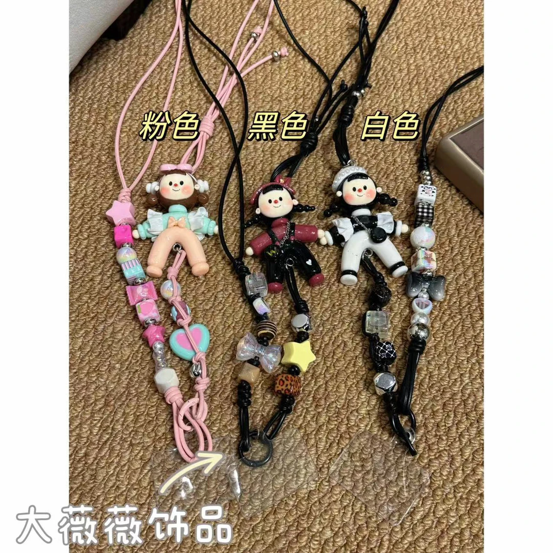 铜合金项链 小众设计感多妹时尚斜挎项链-38388