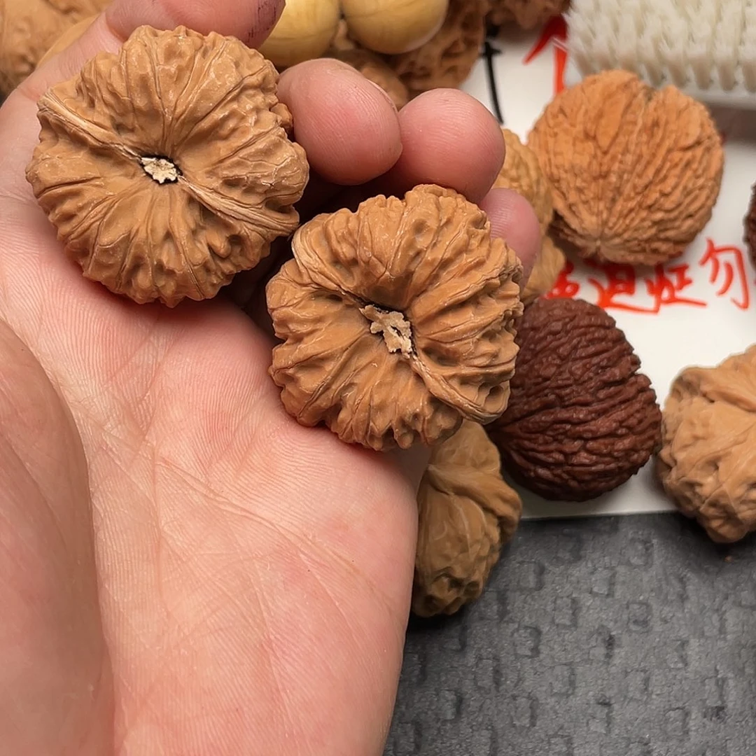 文玩核桃吊坠河*好凹底