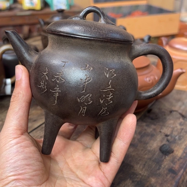 回***滇紫砂茶壶紫砂壶作品