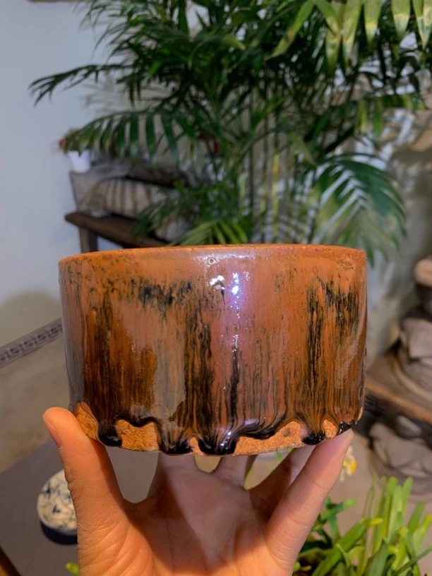 磁州窑笔洗，完完整整