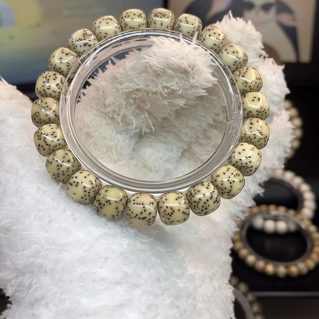手串星月菩提C绿幽灵 糯冰 10.5-9.5mm