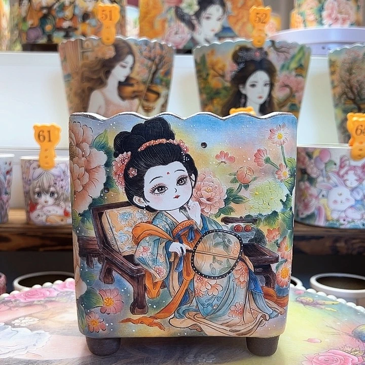 Gogo的精工唐胖胖高方盆（有高温裂）