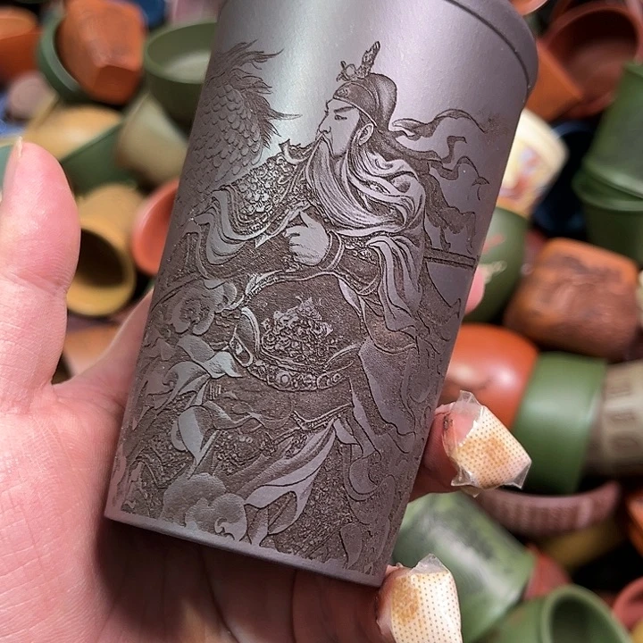 紫砂茶杯全手工紫砂主人杯