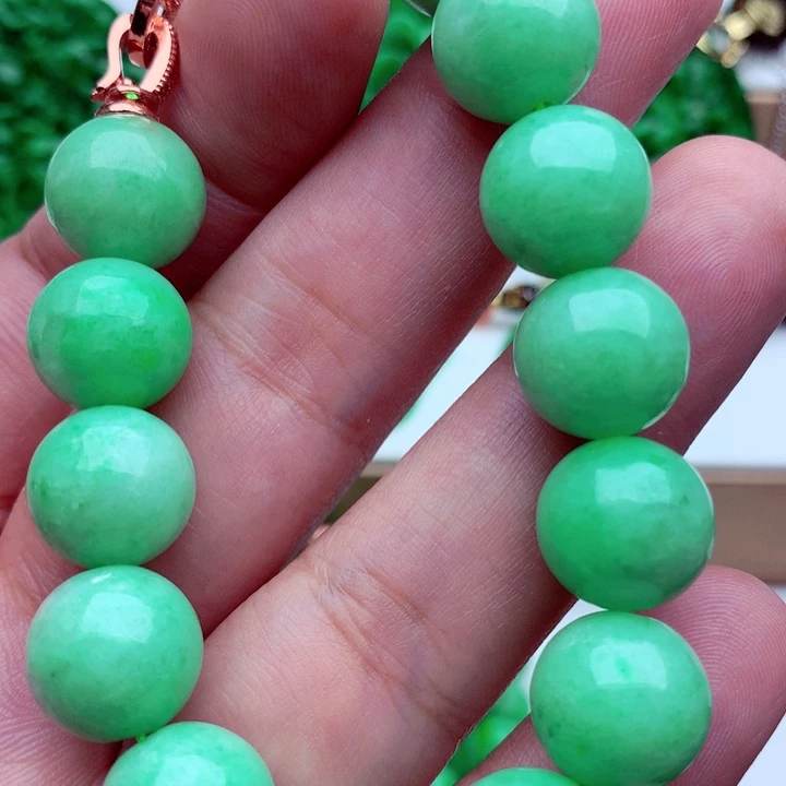 翡翠未镶嵌手链手串