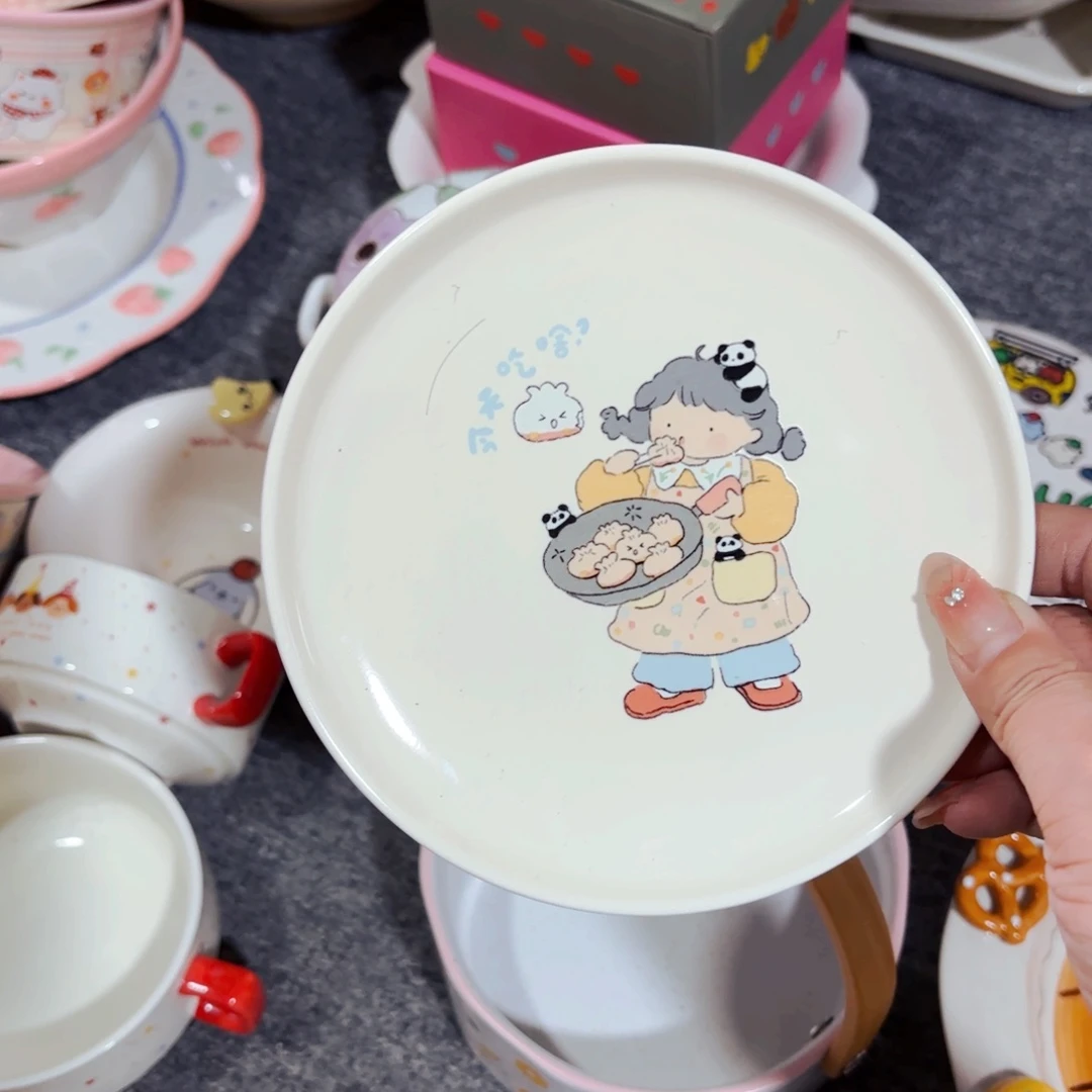 陶瓷六寸骨碟全品小吃碟