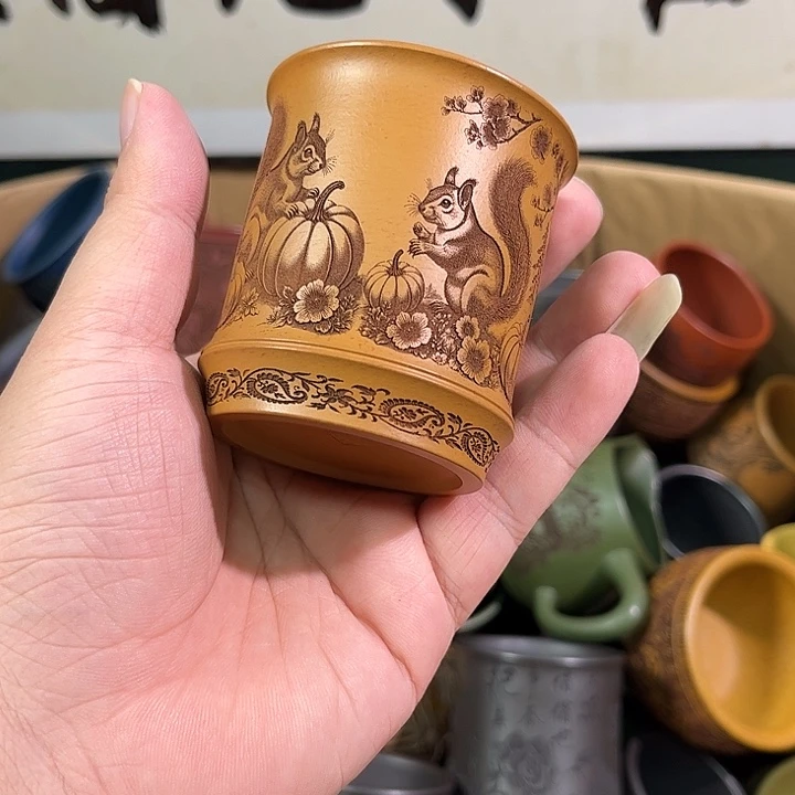 茶杯紫砂全手工紫砂主人杯