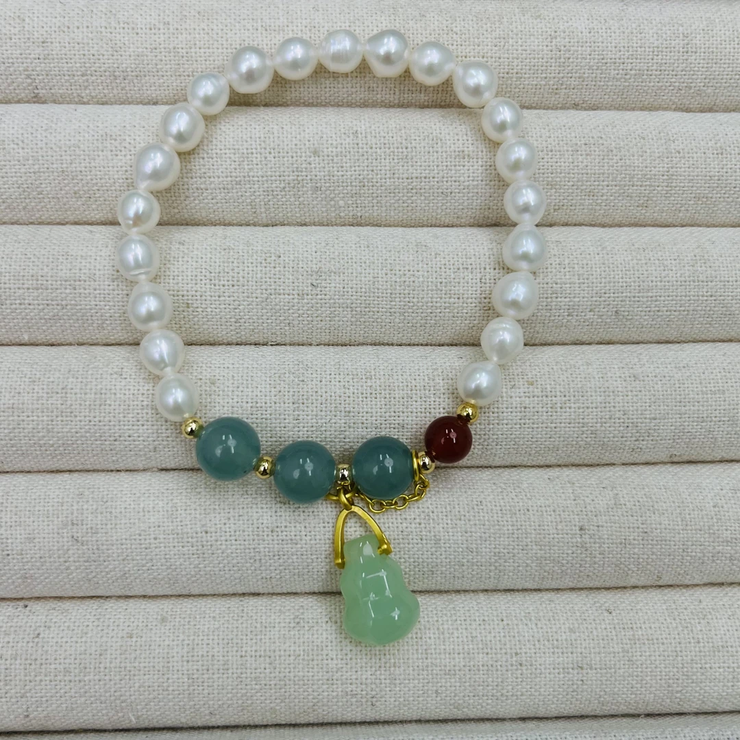 天然淡水珍珠手链   SL4041