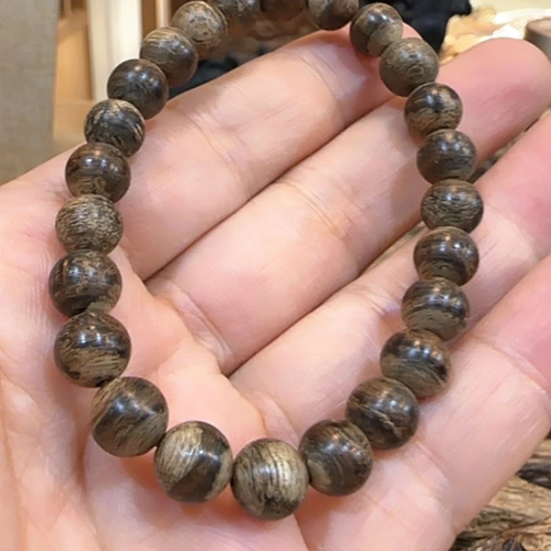 【闪购商品】手串沉香金三角沉香7m手串沉水