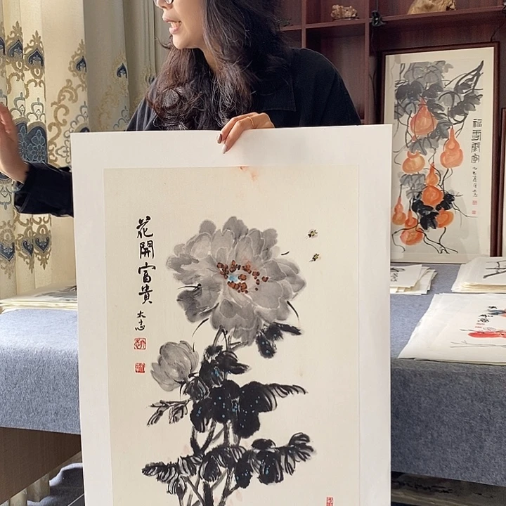 国画纯手绘国画写意作品