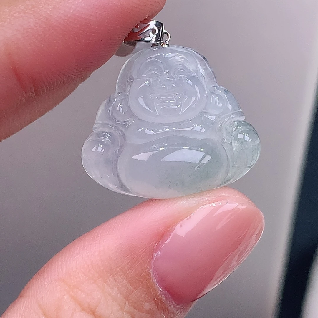 颈饰18K金镶嵌翡翠福利