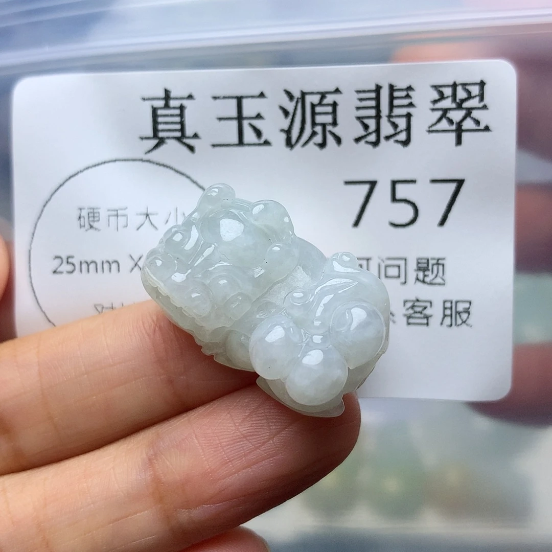 翡翠未镶嵌颈饰757