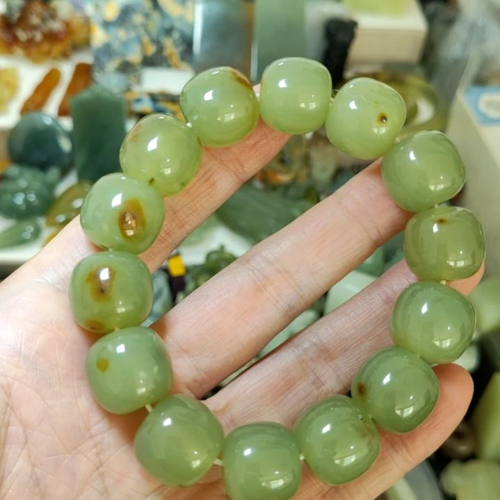 岫玉未镶嵌手串手串