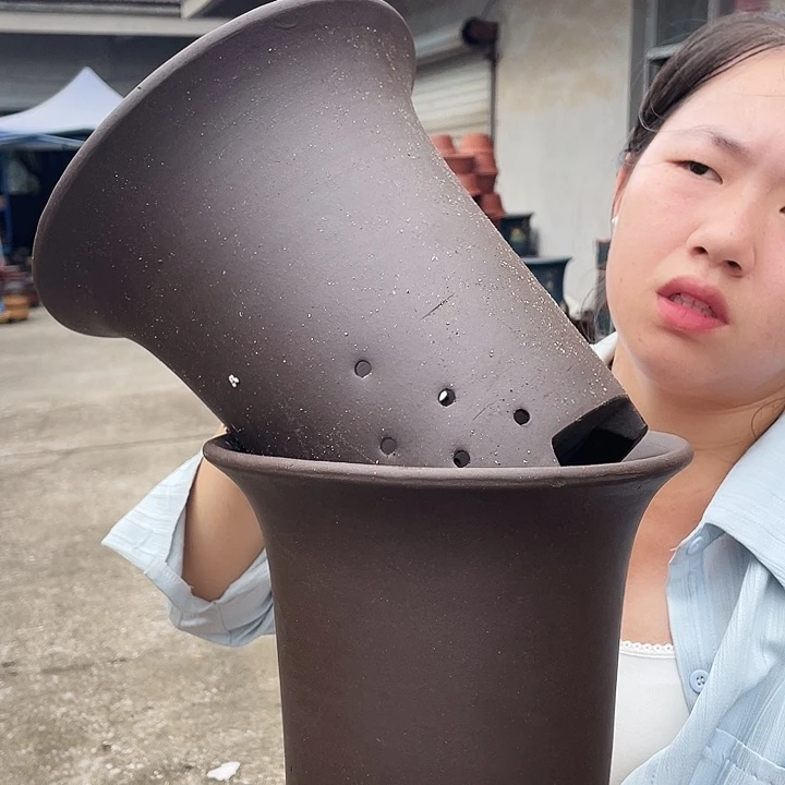 18+18素面兰花盆花盆