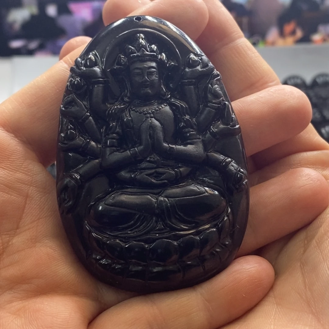 F***A翡翠未镶嵌颈饰千手mc6612281