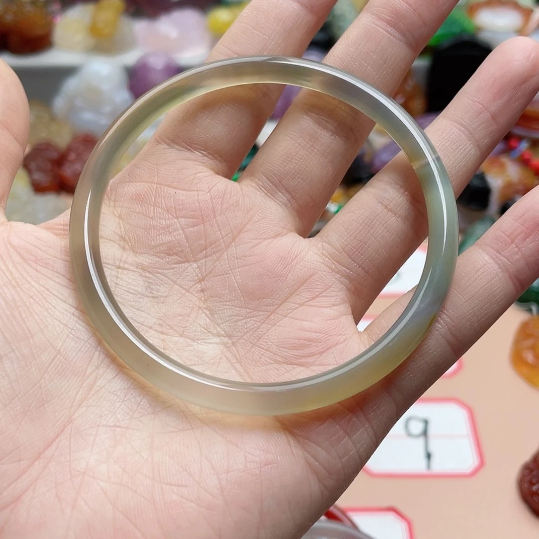 玛瑙/玉髓颈饰合金转****子