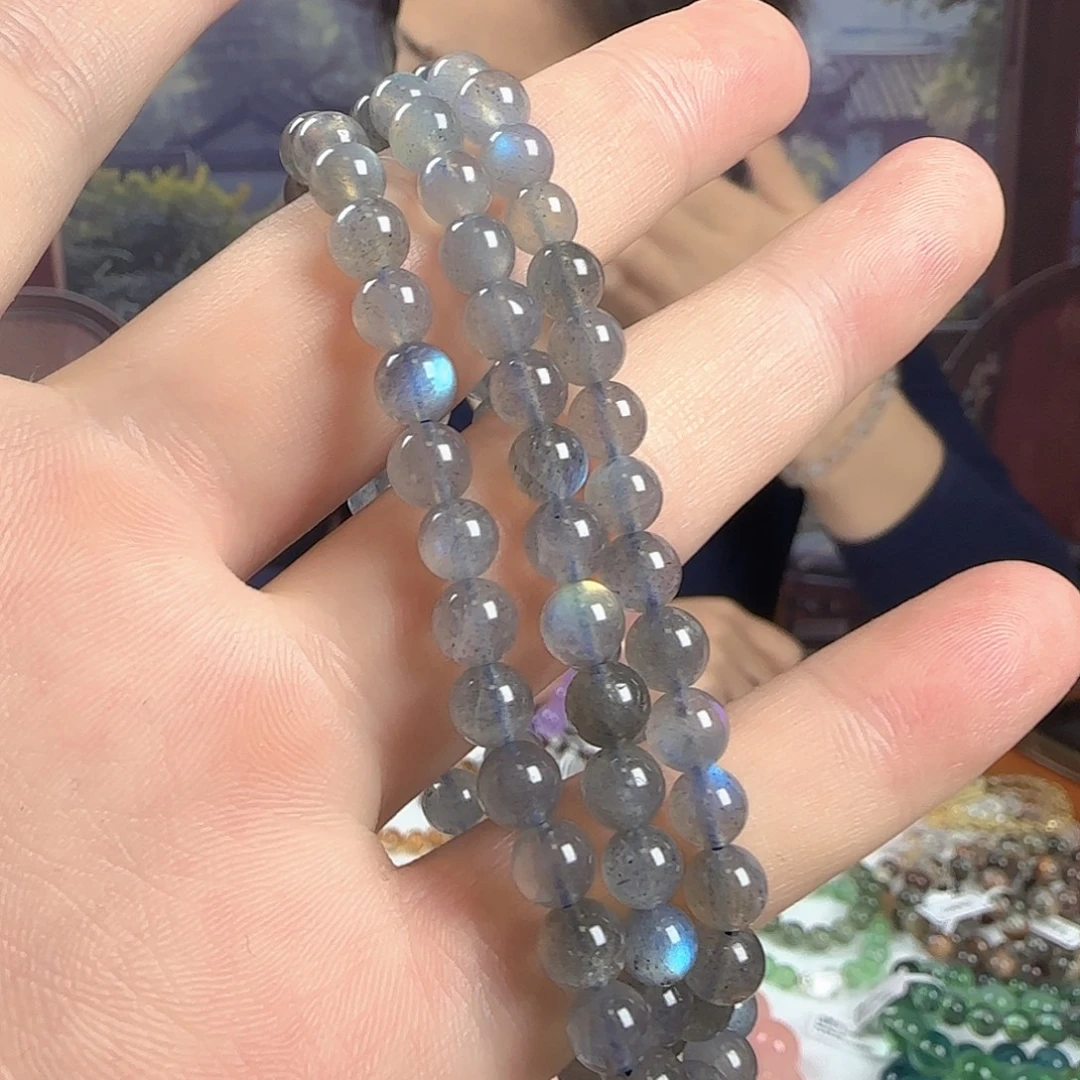 水晶未镶嵌手链水晶手串闪购