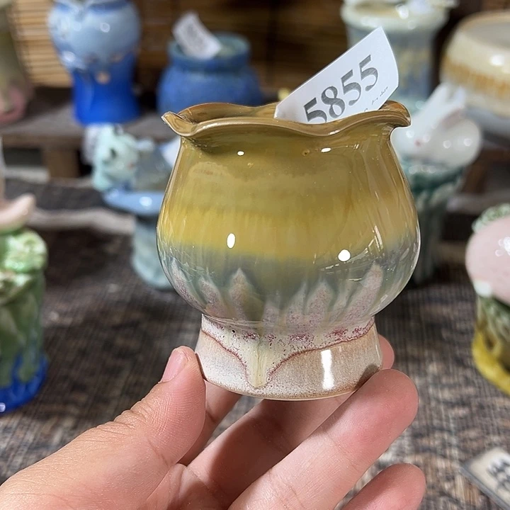 口5 手工花盆满30包邮