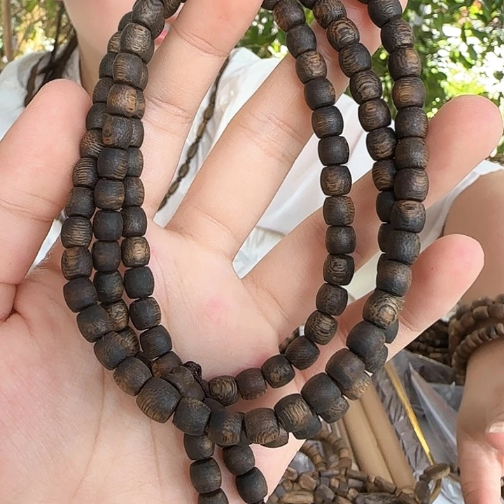 沉香碎屑沉香鼓珠多圈