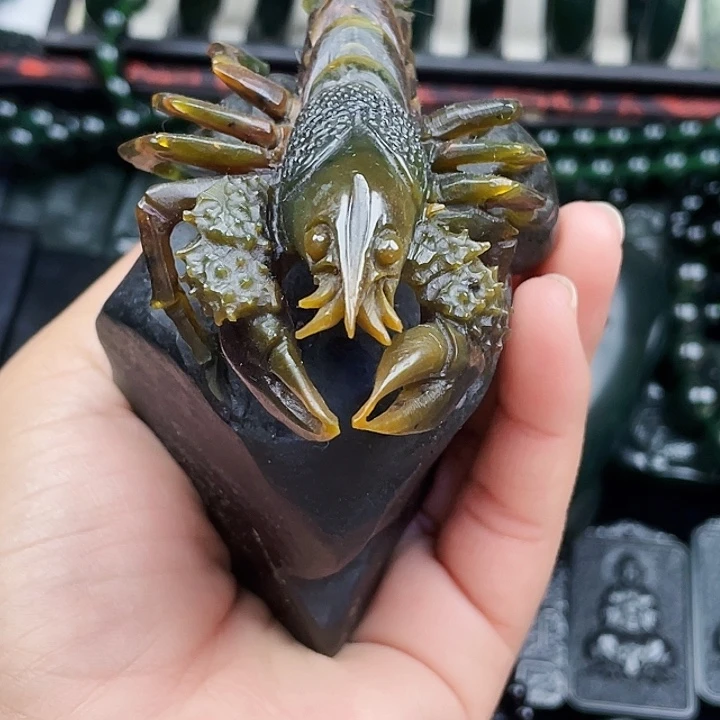 ****哥蛇纹石玉未镶嵌挂件
