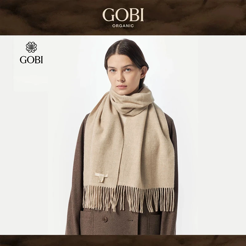 蒙古国GOBI戈壁正品纯山羊绒围巾
