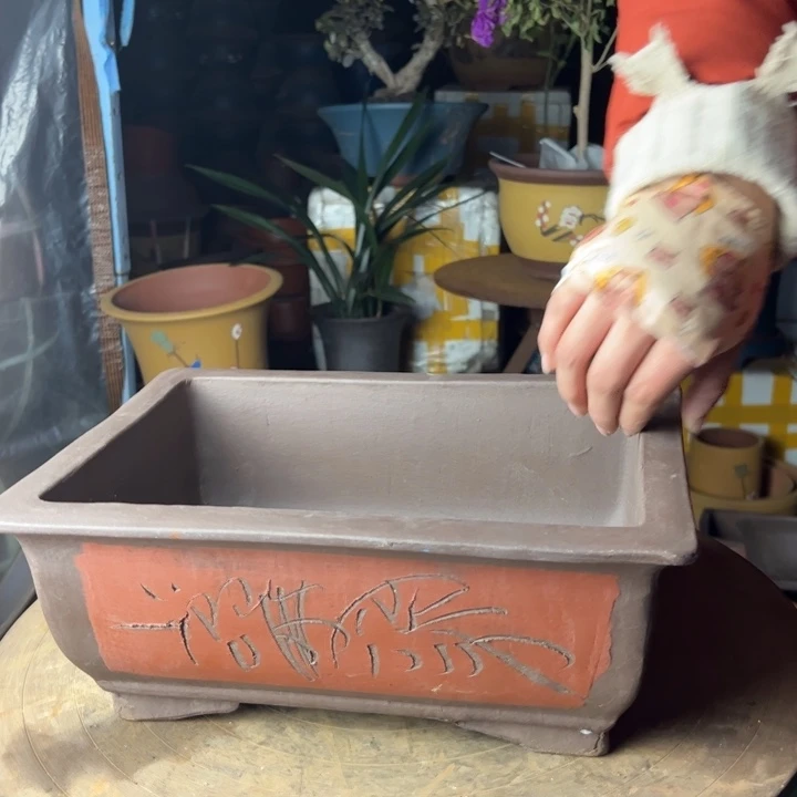 紫砂宜兴紫砂红马槽31